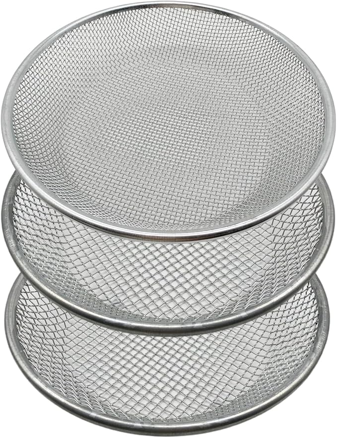 3 PCS Soil Sieve for Garen -12 inches Soil Sifter for Rocks Compost Suitable by Anbadum