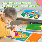 SpriteGru Foam Sticker Art Activity, 10 Princess & Castle Art Board - Image 5