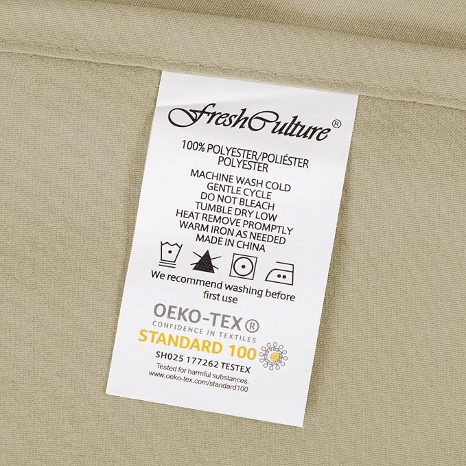 FreshCulture Twin Flat Sheets Only 2 Pack - Image 7