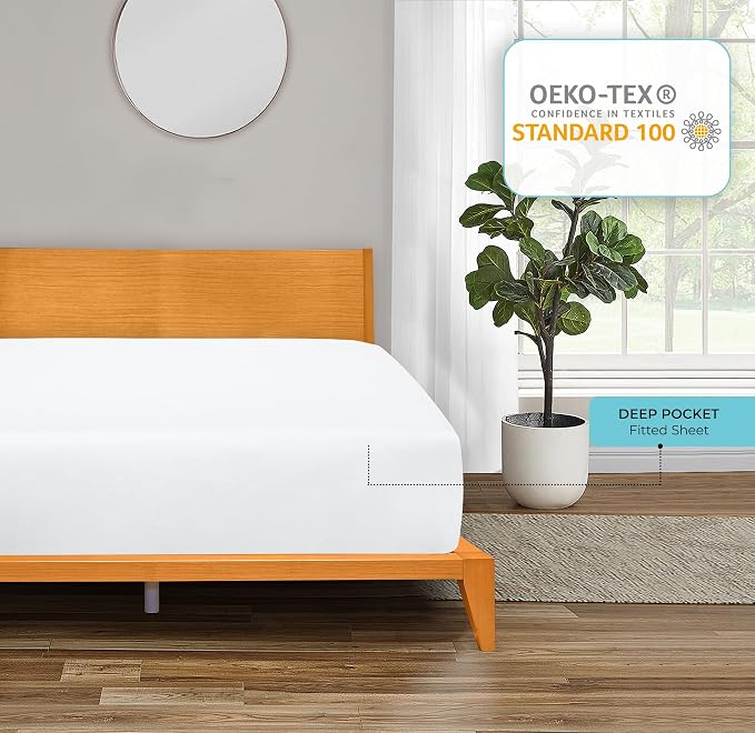 Royale Linens Fitted Sheet Twin XL - Image 7