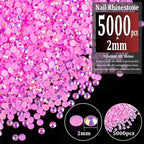 5000pcs 2mm Resin Rhinestones Bulk - Image 2