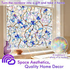 SOMWISE Rainbow Window Privacy Film, Heat Control, UV Blocking, Anti-Glare - Image 3
