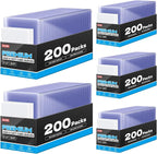 1000 Card Sleeves Hard Plastic, Sooez Premium 35PT 3"X4" Baseball Card by Sooez