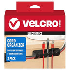 VELCRO Brand Cord Organizer for Desk & Nightstand, 5 Cable Slots - Image 6