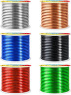 Mandala Crafts 10 GA Black Red Green Assorted Anodized Aluminum Craft Wire | - Image 2