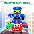 VKPI 4 Pieces EVA Foam Art Crafts Gift Kit, Creative Make Your Own Cars - Image 6