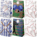 Baseball Party Favor Bags for Kids – 24 Pcs Baseball Gift Bags by Outego