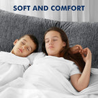 MIULEE Body Pillow for Adults Long Body Pillow for Side Sleeper Memory Foam - Image 7