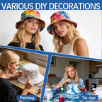 Bucket Hats Bulk Solid Color DIY Blank Hat Bucket Hats - Image 5