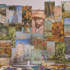 Scrapbooking Supplies Kit Plus 480Pcs, Vintage Van Gogh Oil Painting Aesthetic - Image 9
