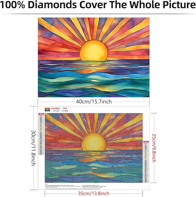 Lxmsja Sunrise Diamond Art Kits - Image 6