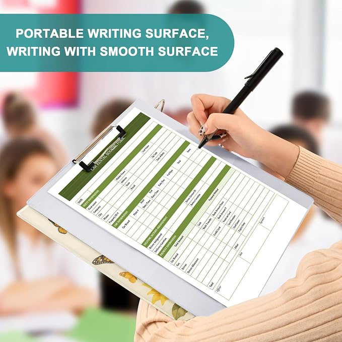 Horse Round Ring Binders 1.5 Inch Butterfly Sunflower 3 Ring Clipboard Binder - Image 7