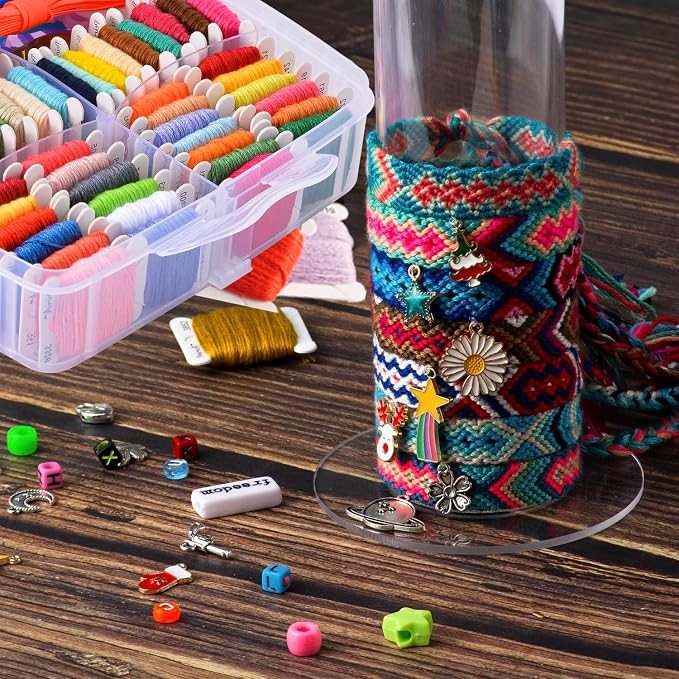 Peirich Jewelry Making Bead Kits, Includes 44 Embroidery Floss - Image 5