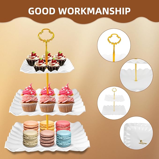10 Pack Dessert Table Display Set - Image 5