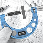 HDLNKAK Outside Micrometer Set, 2-3" Machinist Micrometer, 0.0001" Graduation - Image 3
