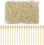 Lemonkey 100Pcs Ball Beads Chains Bulk, Cream Meta Keychains Ringsl, 4 Inch Dog by Lemonkey