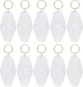 10pcs Blank Hotel Keychains Bulk Vintage Motel Keychain Vinyl Keychains Gold by Nwsrayu