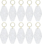 10pcs Blank Hotel Keychains Bulk Vintage Motel Keychain Vinyl Keychains Gold by Nwsrayu