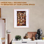 Animal Cozy Bookshelf Puzzles Adults Gifts Wooden 200 Pieces 13.4 * 8.5in - Image 7