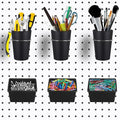 Kuhome 6 Sets Pegboard Bins by Kuhome