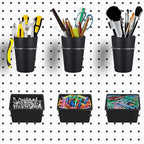 Kuhome 6 Sets Pegboard Bins by Kuhome