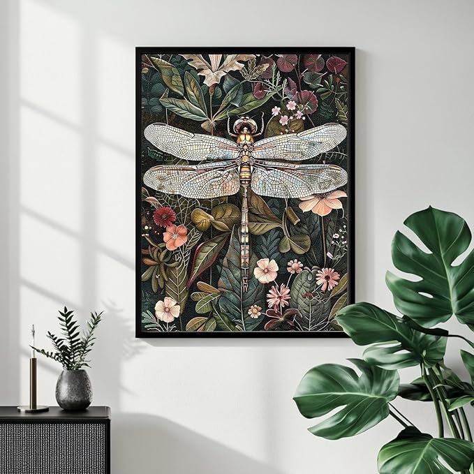 Paint by Numbers Kit for Adults, Dragonfly Paint by Numbers, Crafts for Adults - Image 9