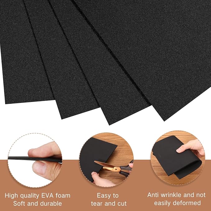 Innconee 30 Pcs Embroidery Foam 3D 3mm EVA Puffy Foam Sheets - Image 4