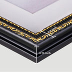 eletecpro 5x7 Vintage Picture Frame, Glass Cover, Horizontal or Vertical - Image 5