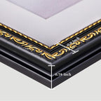 eletecpro 4x6 Vintage Picture Frame, Glass Cover, Horizontal or Vertical - Image 5