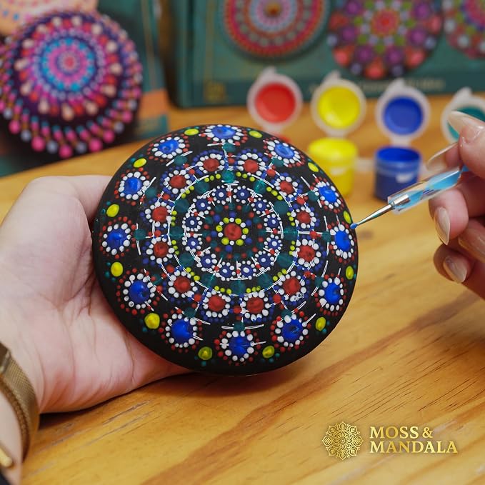 Mandala Rock Painting Kit – Mandala Dotting Tools Set - Image 3