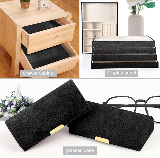 Adhesive Sheets Self Adhesive Felt Fabric DIY Velvet Fabric Flocked Felt Sheets - Image 4