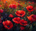 DIAMOND ART CLUB Poppy Field Diamond Painting Kit, Fun DIY Crafts by DIAMONDARTCLUB