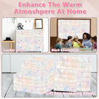 Graffiti Wall Bulletin Board Paper Roll Pastel Brick Gradient Stone Bulletin - Image 6