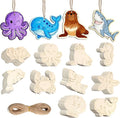 80PCS Unfinished Ornament Wood Crafts, Painting Blank Wooden Cutouts | DIY 10 by GFPGYQ