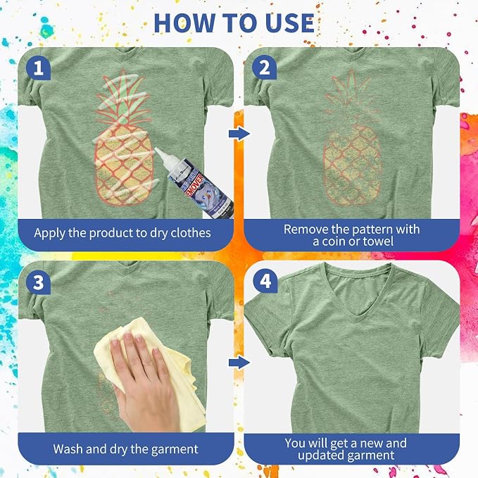Heat Transfer Vinyl Remover for Fabrics, Powerful Residue Vinyl Letter Adhesive - Image 5