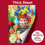 100 Sheets Watercolor Paper Bulk，5 x 7 Inch Cold Press 140 lb/300 GSM Water - Image 6