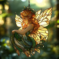 Woodland Fairy Acrylic Suncatcher by Unknown