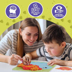 jackinthebox Poke Poke Art – Dinosaurs Theme, Mess-Free Fabric Art and Craft - Image 7