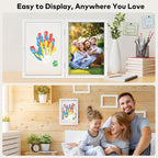 Omrhvi Family Handprint Kit, DIY Craft Keepsake Photo Frame, Hand Print - Image 6