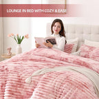 Smoofy Fluffy Queen Size Comforter Set 3 Pieces - Image 6