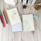 DSTELIN 2 Pack Mini Sketch Books, 7.5 x 5.1 Inch, Spiral Bound - Image 6