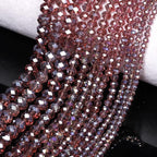 500pcs 6mm Crystal Glass Beads for Jewelry Making Faceted Rondelle Flat Beads - Image 2