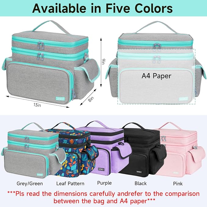 Large Sewing Supplies Organizer, Double-Layer Sewing Accessories Storage and - Image 2
