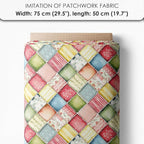 Patchwork Ice Cream Cotton Fabric Panel – 6 Designs + Bonus Sheet 29.5×19.6 inch - Image 7