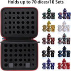 DND Dice Case with Detachable dice sponge and tray, D6 D20 Dice Set Case - Image 4