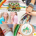 PAXCOO 985Pcs String Bracelet Making Kit, Friendship Bracelet String Kit - Image 2