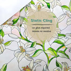 Oxdigi 3D Stained Glass Window Film Decorative, Static Cling Privacy Protection - Image 3