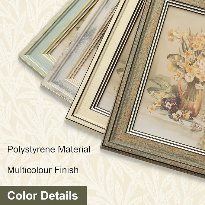 Vittanly 8x10 Picture Frame Set of 4, Vintage Photo Frame - Image 5
