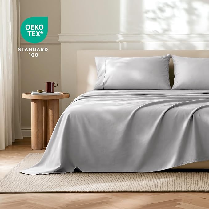 Bare Home Queen Flat Sheet - Image 4
