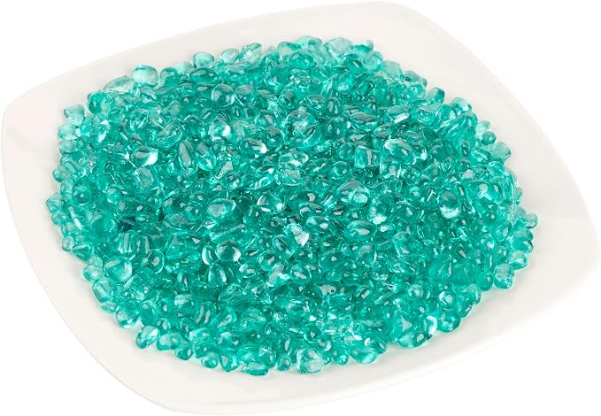 Glass Stones, 1Lb/460g Irregular Sea Glass Dercorative Rocks Non-Toxic - Image 6